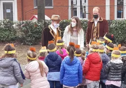 Le Maschere in visita nelle scuole